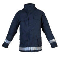 PARKA IGNIFUGA BASICA AZUL OSCURO REFLECTANTE
